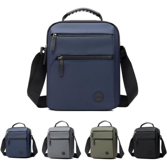 Small Messenger Bag Men Women Crossbody Shoulder Bag Anti Theft Water Resistant - Picture 1 of 7